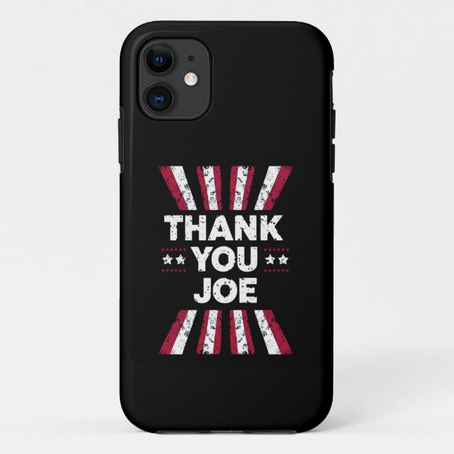 Capa Para iPhone 11 Obrigado, Joe Presidente Biden (Verso)