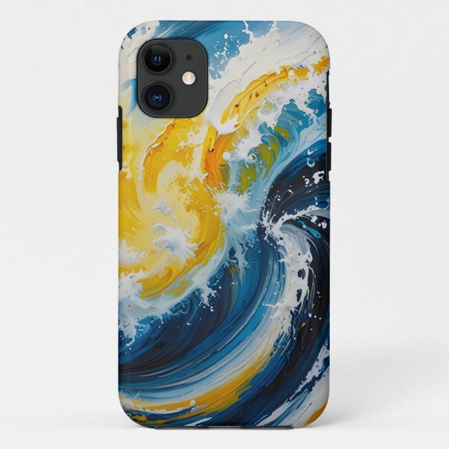 Capa Para iPhone 11 Oceanic Whirlwind (Verso)