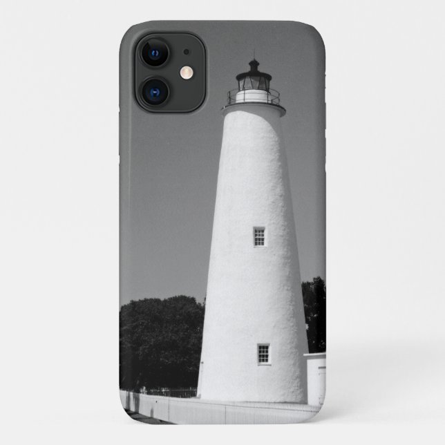Capa Para iPhone 11 Ocracoke Lighthouse (Verso)