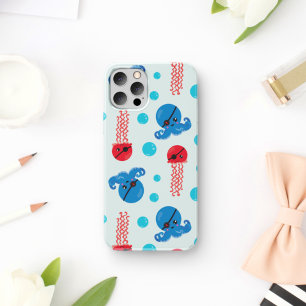 Capa Para iPhone 11 Octopus Pirata, Jellyfish Pirata, Animais do Mar