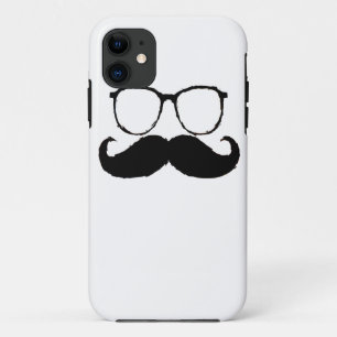 Capa Para iPhone 11 Óculos engraçados de bigode 3