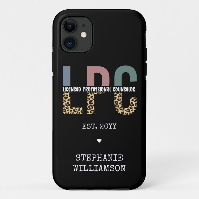 Capa Para iPhone 11 Oferta de Conselheiro Profissional Licenciado LPC  (Verso)