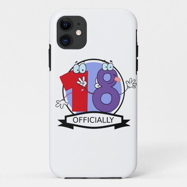 Capa Para iPhone 11 Oficialmente 18 Banner de Aniversário (Verso)