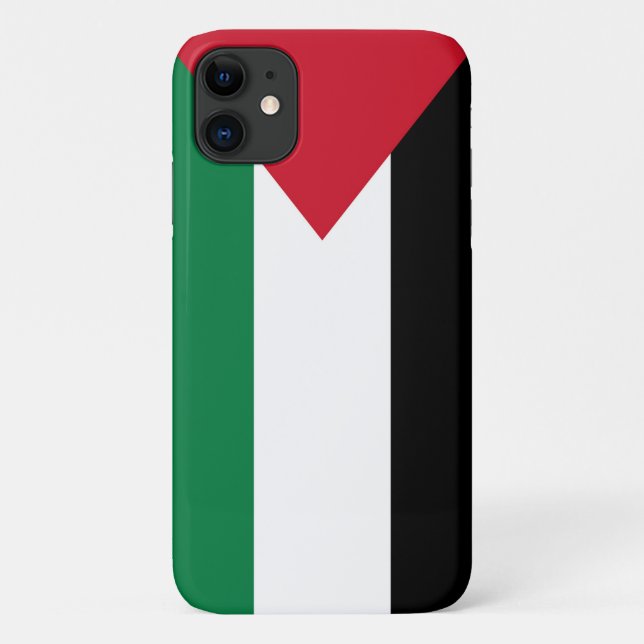 Capa Para iPhone 11 oficialmente pavilhão do Estado da Palestina (Verso)