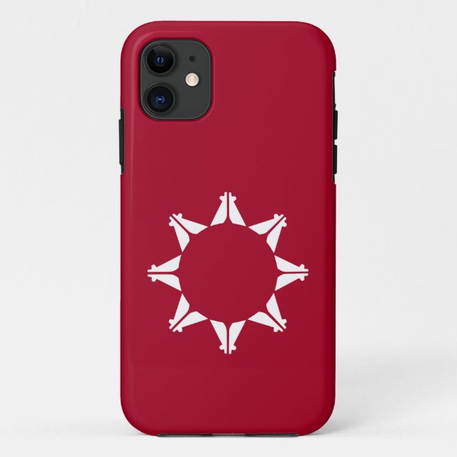 Capa Para iPhone 11 Oglala Lakota Sioux Flag (Verso)