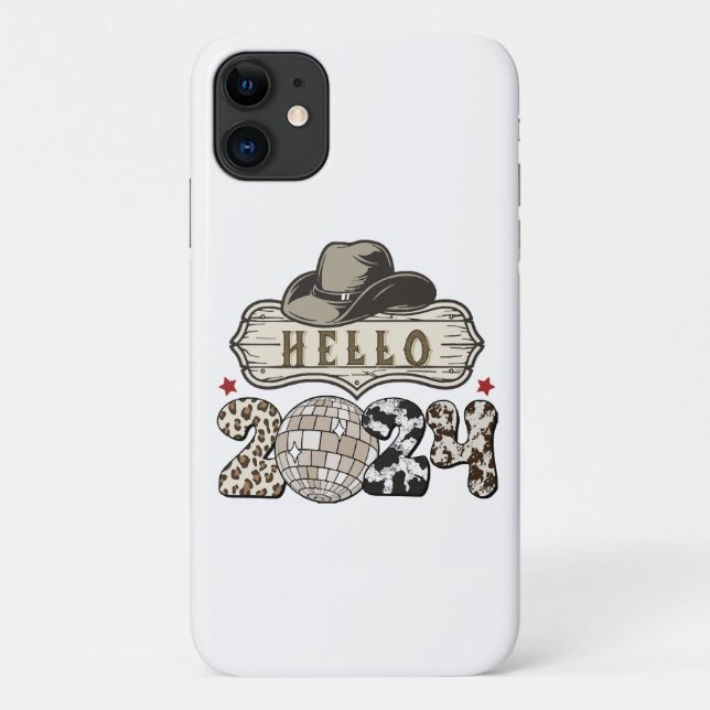 Capa Para iPhone 11 Olá 2024 Ocidental (Verso)
