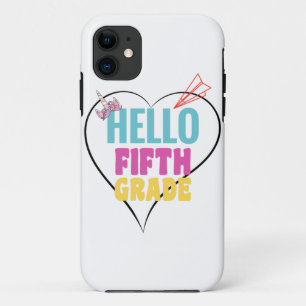 Capa Para iPhone 11 Olá 5º ano   design para 5 Legal