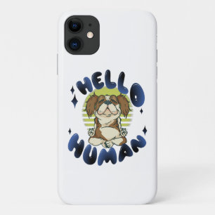Capa Para iPhone 11 Olá, cão meditador de yoga