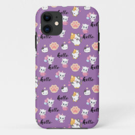 Capa Para iPhone 11 Olá Gatinho