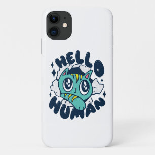 Capa Para iPhone 11 Olá Gato Gato Gato