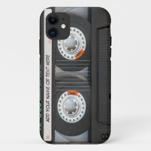 Capa Para iPhone 11 Olhar da cassete de banda magnética de música do