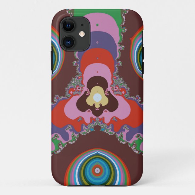 Capa Para iPhone 11 Olhos Psicodélicos (Verso)