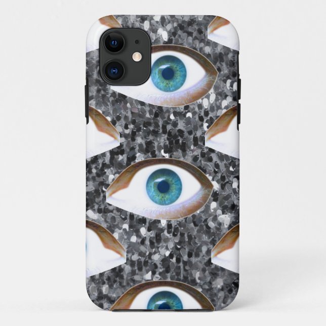 Capa Para iPhone 11 olhos sequenciais (Verso)