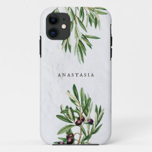 Capa Para iPhone 11 Olive Folha da Grécia Mediterrânica