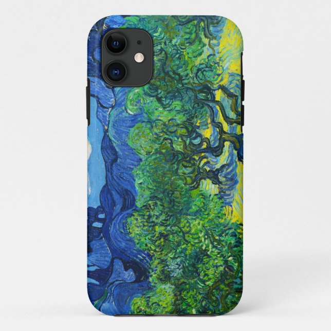 Capa Para iPhone 11 Oliveiras com o Alpilles no fundo (Verso)