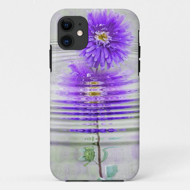 Capa Para iPhone 11 Onda de Dália (Verso)
