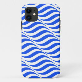 Capa Para iPhone 11 Ondas azuis