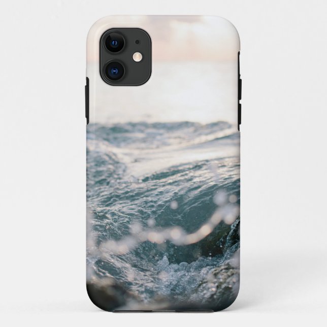 Capa Para iPhone 11 Ondas do Mar Incríveis | Melhor presente para aman (Verso)