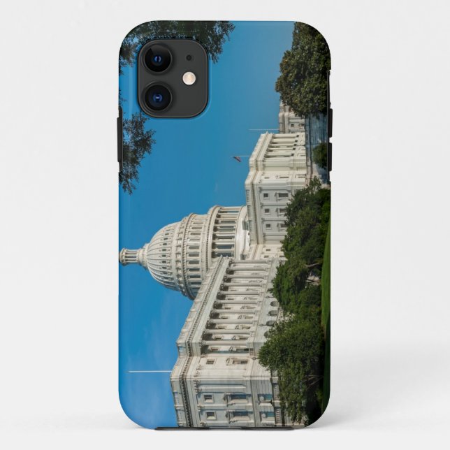 Capa Para iPhone 11 Opinião ocidental da construção do Capitólio (Verso)