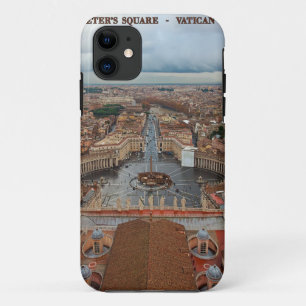 Capa Para iPhone 11 Opinião quadrada da Cidade do Vaticano - St Peter
