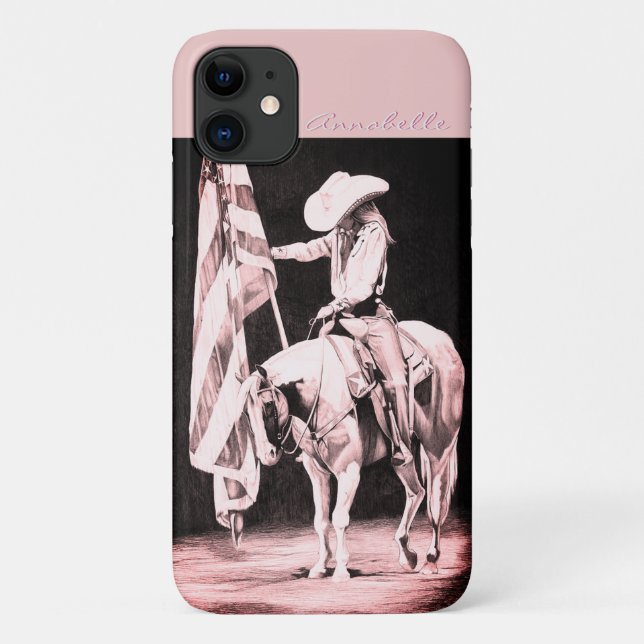 Capa Para iPhone 11 Orações de Stampede (rosa) (Verso)