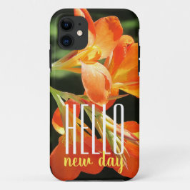 Capa Para iPhone 11 Orange Lily Olá Novo Dia