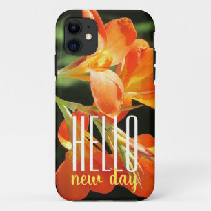 Capa Para iPhone 11 Orange Lily Olá Novo Dia