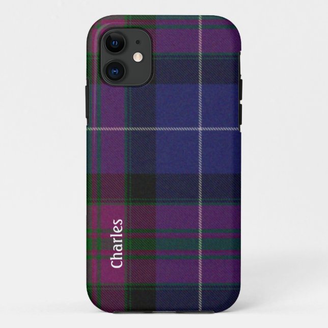 Capa Para iPhone 11 Orgulho da Xadrez de Tartan na Escócia (Verso)