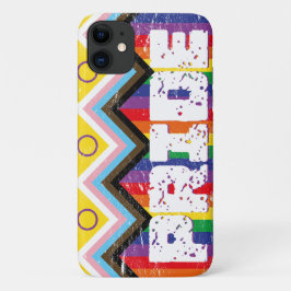 Capa Para iPhone 11 Orgulho de progresso LGBTQ