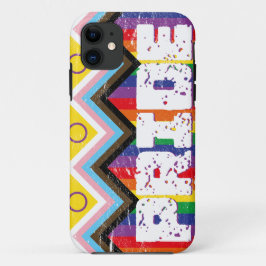 Capa Para iPhone 11 Orgulho de progresso LGBTQ
