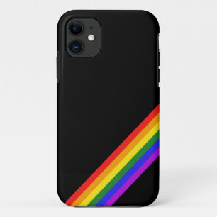 Capa Para iPhone 11 Orgulho gay com Sutil Sinalizador LGBT - Faixa Dia