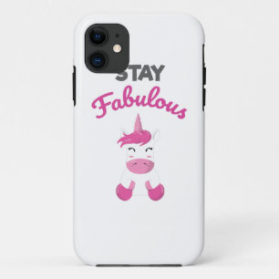 Capa Para iPhone 11 Orgulho gay de Unicórnio Fabuloso Permanece Fabulo