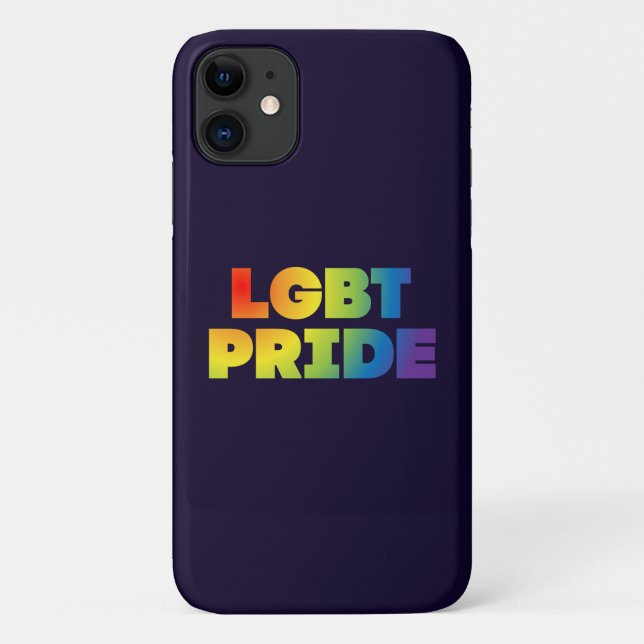 CAPA PARA iPhone 11 ORGULHO LGBT (Verso)