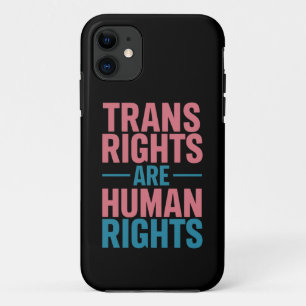 Capa Para iPhone 11 Orgulho Transgênero Direitos Trans São Direitos Hu