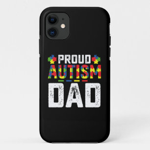 Capa Para iPhone 11 Orgulhoso Pai Autista Conscientização Família Auti