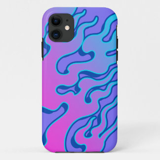 Capa Para iPhone 11 Oriental Japanese Neon Flame 