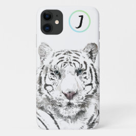 Capa Para iPhone 11 Original Tiger Watercolor Chinês Zodiac Aniversári
