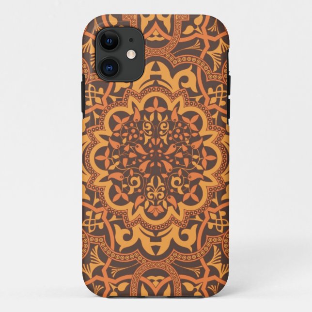 Capa Para iPhone 11 ornamento Na moda (Verso)