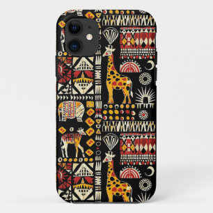 Capa Para iPhone 11 Ornamento tradicional étnico africano, patenteamen
