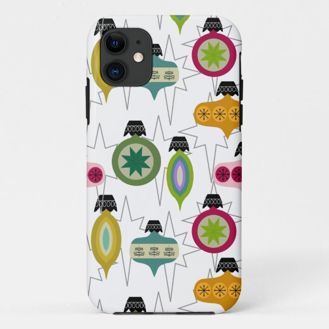Capa Para iPhone 11 Ornamentos atômicos (Verso)