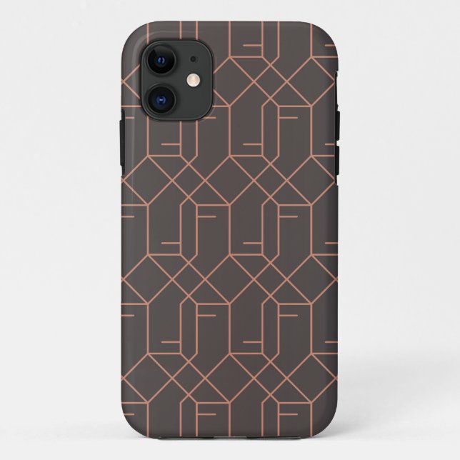 Capa Para iPhone 11 Ornamentos de luxo 21 (Verso)