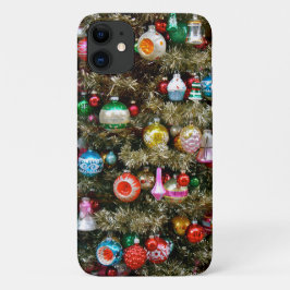 Capa Para iPhone 11 Ornamentos de Natais vintages e Garland