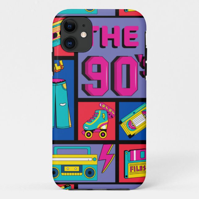 Capa Para iPhone 11 Os anos 90 (Verso)