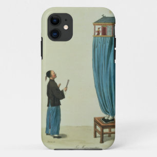 Capa Para iPhone 11 Os fantoches, gravados pelo Mlle. Formentin, bar.