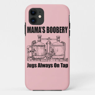 Capa Para iPhone 11 Os Jugs de Boobery da mamãe sempre tocando