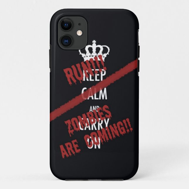 Capa Para iPhone 11 Os zombis estão vindo (Verso)
