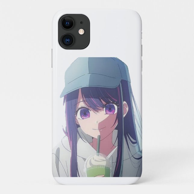 Capa Para iPhone 11 Oshi no ko bela face (Verso)