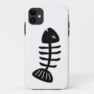 Capa Para iPhone 11 Ossos do Peixe 