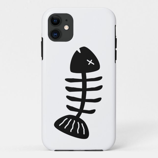 Capa Para iPhone 11 Ossos do Peixe  (Verso)