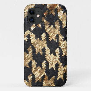 Capa Para iPhone 11 Ouro Bling do brilho da faísca